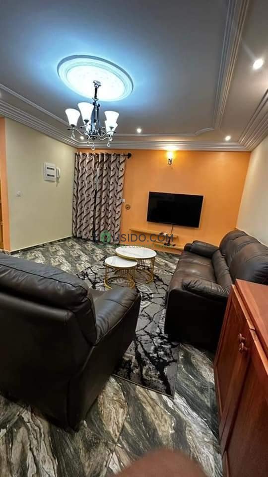 Appartement meublé haut standing dans un immeuble à Biyem-Assi